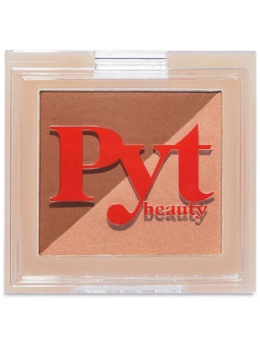PYT Beauty Faux Sun Bronzer Duo in Bali | NEW | Medium Matte & Shimmer Bronze